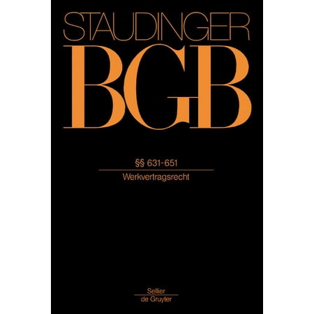 §§ 631-651: (Werkvertragsrecht) (Hardcover)