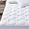 thumbnail image 3 of Cozylux Twin XL Cotton Mattress Pad Deep Pocket Quilted Mattress Cover Extra Long for College Dorm PillowTop Mattress Protector Up to 20", Fitted Sheet Mattress Cover, 39x80 inches, White, 3 of 4