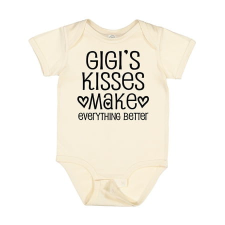 

Inktastic Gigi Kisses Make Everything Better Gift Baby Boy or Baby Girl Bodysuit