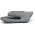 thumbnail image 3 of Silicone Mini Oven Mitts Heat Resistant Mini Oven Mitts Grip Pot Holders For Kitchen Baking, Cooking, Grilling, Gray, 3 of 4