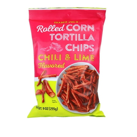 Trader Joe’s Chili & Lime Rolled Corn Chips 9 Oz
