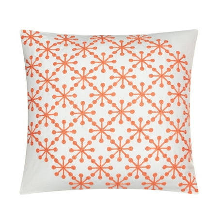 Mainstays Eyelet Flower Throw Pillows Walmart Com