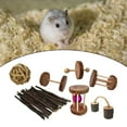 thumbnail image 4 of Juguetes para masticar cs, juguetes para masticar hámster DIY Juguetes para el atención , conejillo de C Sunnimix Juguetes de madera para hámster, 4 of 8