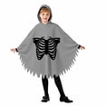 thumbnail image 4 of LILIYA Boy Girl Ghost Outfit Hooded Cloak with Scary Face, Halloween Cape for Trick-or-Treating, 4 of 9
