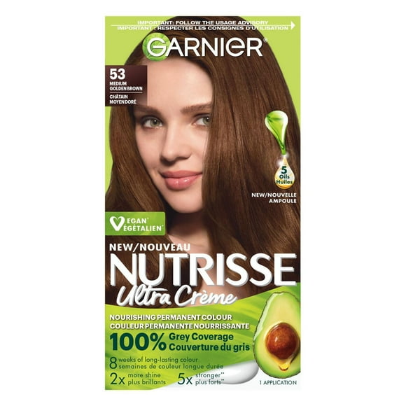 Garnier Nutrisse Ultra Crème, Coloration Permanente, Longue-Durée, 1 unité