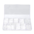 thumbnail image 2 of Uñas Postizas, Puntas De Uñas Transparentes Artificiales, 500 Piezas Seguras Para El Hogar, 2 of 7