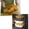 thumbnail image 2 of KOVOT 3-Tier Collapsible Oven Rack & Turkey Lifter Roasting Rack | Space Saving Oven Rack For Multiple Roasting And Baking Tasks | Includes (1) Oven Rack & (1) Turkey Lifter, 2 of 7