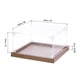 thumbnail image 2 of Exhibidor Acrílico Único Bargains, Caja de Exhibición Transparente de 8"x8"x4" Organizador de Almacenamiento a Prueba de Polvo para Coleccionables y Figuras de Acción, 2 of 7