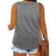 thumbnail image 4 of Craaazy Women's Relaxed Fit Plus Size V Neck Tank Top, Solid Color Sleeveless Loose Top, Comfy Casual Cami for Summer Gifts, 4 of 8
