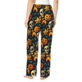 thumbnail image 3 of Daiia Halloween Skull Women's Sleep Pant with Pockets and Drawstring,Pajama Pants-XX-Large, 3 of 9