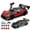 Red, variant on 1:24 Scale RC Drift Car 4WD 2.4GHz 30KM/H High Speed Racing Sport Toy Car with LED Lights, Racing and Drift Wheels(Black)