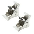 thumbnail image 4 of NIYANGLE 2pcs Folding Table Hardware High Grade Material Silver Home Users, 4 of 7
