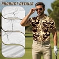 thumbnail image 5 of KUIFORTI Matching Couple Tennis Shirts Camouflage Hunting Duck Quarter Zip Matching Golf Shirts for Couple Mens Shirts Casual for Golf,Tennis,Hiking,Running,Gym Moisture Wicking, 5 of 6