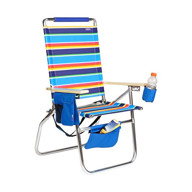18 Inches High Seat Big Tycoon Aluminum Beach Chair