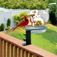 thumbnail image 4 of Yahome 6 Pcs Plastic Round Bird Feeders Bowls Wild Birds Seed Feeder Tray Bird Bath Waterer Bowls Accessories for Feeding & Attracting Wild Oriole Goldfinch Hummingbird, 7.3 x 1.6in, 4 of 6