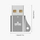 thumbnail image 3 of Adaptador USB a tipo C hembra Lector de tarjetas TF Transferencia de datos para auriculares (Plata), 3 of 3