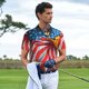 thumbnail image 3 of Fotbe Eagle Head With American Flag Camiseta Polo de Golf para Hombre con Estampado – Camisa Deportiva Transpirable con Cuello Abotonado-Large, 3 of 6