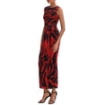 thumbnail image 4 of Vestido PRETTYGARDEN 2026 Maxi Floral de Malla sin Mangas M, 4 of 7
