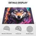 thumbnail image 3 of Fotbe Colorful Wolf Head A Alfombrilla de Secado para Cocina con Estampado, 18x24 Pulgadas, 3 of 7