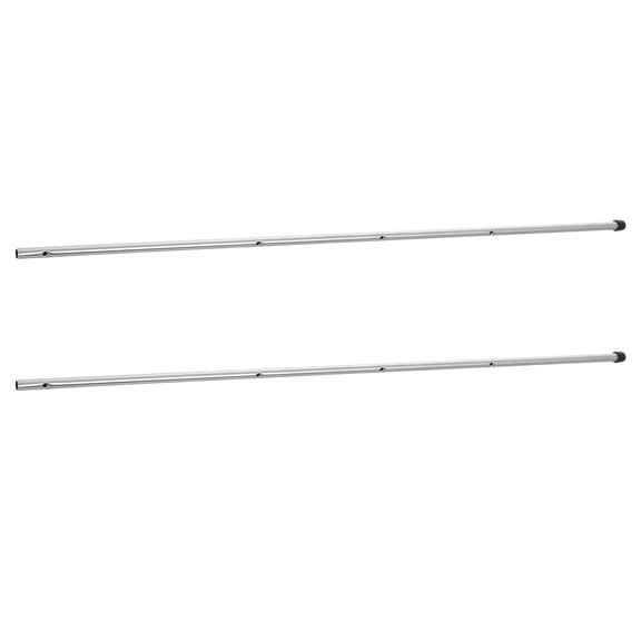 KALLORY 2Pcs Foosball Table Rods Replacement Stainless Steel Poles with Easy Installation for Desktop Soccer
