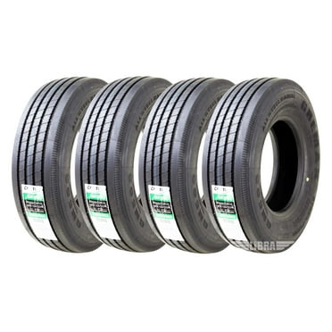 Gremax Heavy Duty All Steel Trailer Tires ST 225/75R15 14 Ply 124/121M 11150, Set 4