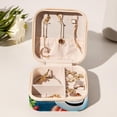 thumbnail image 6 of Christmas Snowman Square Portable Jewelry Box Organizer for Rings, Earrings, Necklaces, Bracelets - Travel Must-Have for Girls and Women, 6 of 6