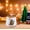 C, variant on TERGAYEE Coffee Mug Christmas Gift Warm Cup Insulation Milk Coffee Cup Santa Claus Ceramic Mug Gift Box Set Coffee Supplies