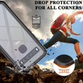 thumbnail image 4 of ATTOE for TCL 10L Case,TCL 10 Lite Case with HD Screen Protector [2PCS], Full-Body Protective Slim 2 in 1Cover Case, Clear Back Shockproof Bumper Case for TCL 10L 6.53" KS-Black, 4 of 7