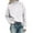 White, variant on Mrat Turtleneck Sweater Long-Sleeve Crewneck Sweater Womens Fashion Solid Long Sleeve Sweater Loose Turtleneck knitting Sweater V Neck Long Sleeve Sweater