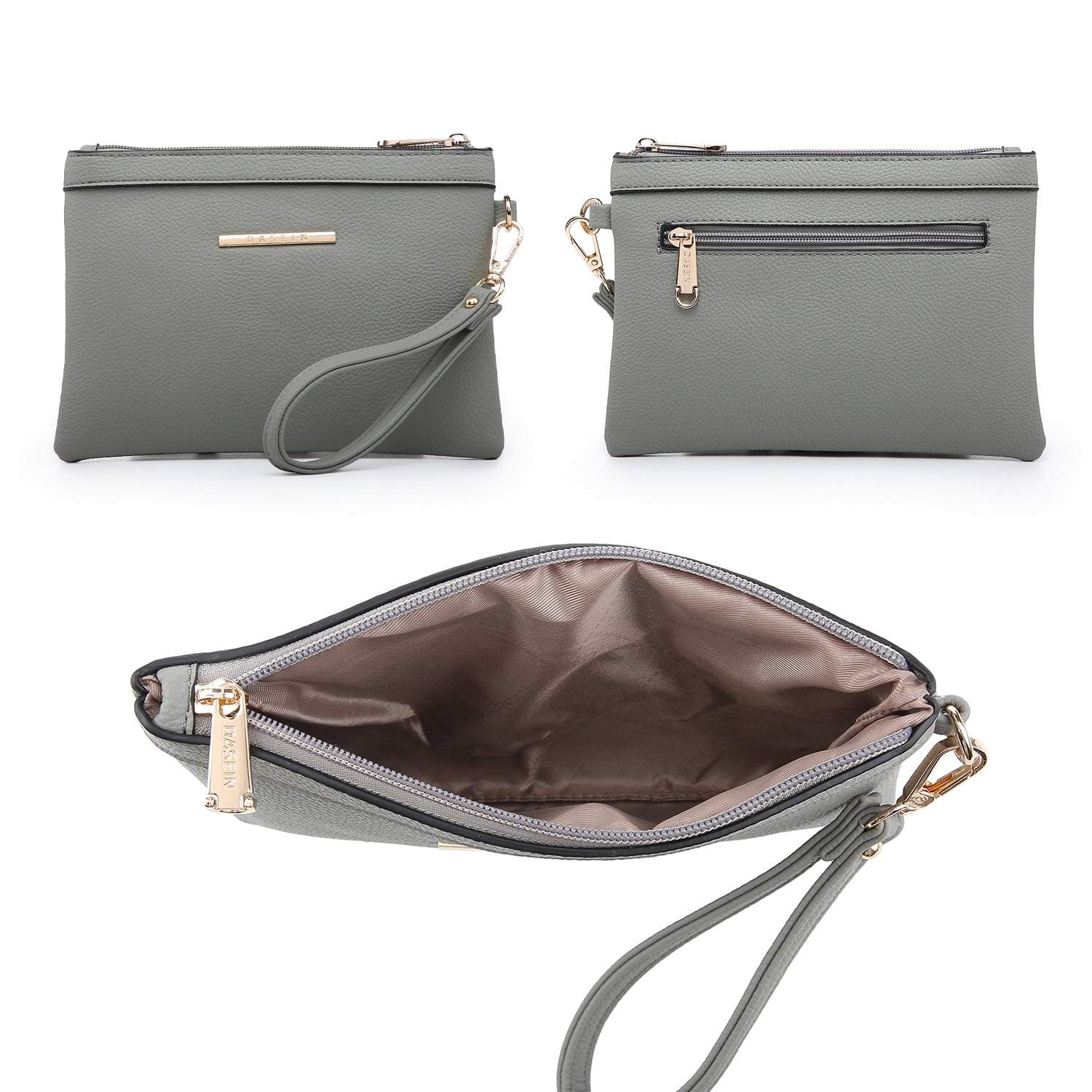 Dasein Women Handbags 2 Pcs Satchel Purse Top Handle Briefcase Work Bag for 14 in Laptop