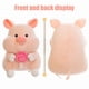 thumbnail image 5 of Almohada de muñeca de cerdo de peluche | Estilo Piruleta Rosa Corto Suave | Funda lavable desmontable | Acogedor relleno de algodón de polipropileno | Juguete de peluche de 8.3 pulgadas | Regalo, 5 of 5