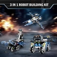 thumbnail image 4 of 3-in-1 STEM Robot Building Kit, 856 PCS App & Remote Control Robotics Toys for Kids Age 14+, Educational Birthday Gifts for 10-16 Years Old Boys Girls, 4 of 7