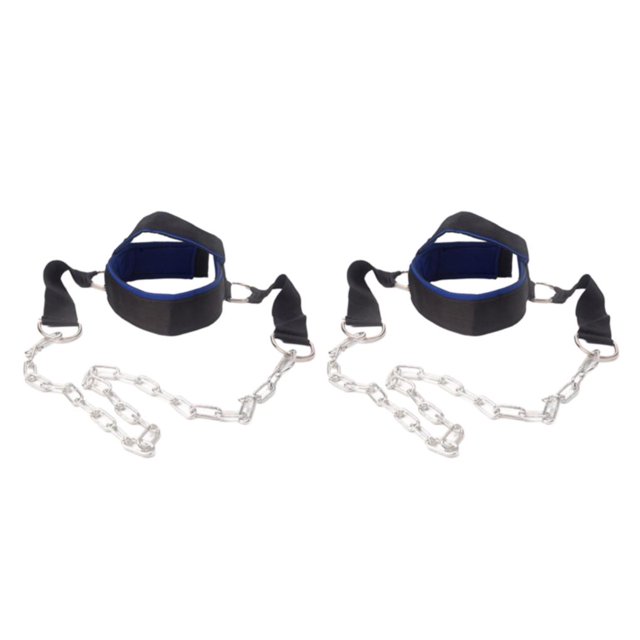 Greeniant Equipo de ejercicio apto para viajes para entrenamiento de cabeza y cuello, levantamiento de pesas, color negro Negro 2Conjunto