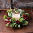 thumbnail image 4 of WMQPNNS Nouvelle Couronne de Baies Tendance pour Porte d'Entrée Élégante Vacances avec Baies Rouges Festive Hiver pour Intérieur Extérieur Maison Offres du Jour Liquidation, 4 of 5