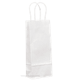 thumbnail image 2 of White Kraft Paper Wine Bottle Bags, 5.25"x3.5"x13", 50ct, 2 of 2