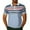 Sky Blue, variant on Yiaimeir Men's Casual Breathable Short Sleeve Striped Plaid Printed WithT-Shirt Streetwear,Size S-2XL