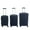 Navy, variant on G-Force 3 Piece Expandable Rolling Luggage Set in Navy