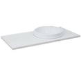 thumbnail image 4 of Bellaterra Home 430003-43R-WERD 43 in. Quartz Countertop & Single Round Right Sink, White, 4 of 4