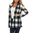 thumbnail image 4 of Cardigan Manteau Tricoté à Manches Longues Ouvert Imprimé Léopard pour Femmes, 4 of 8