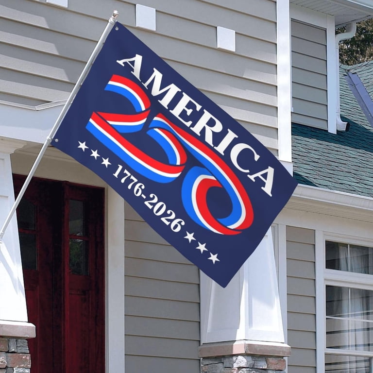 新品2026年最高級☆WBC星条旗★アルミ製☆アメリカ限定☆ウィルソンマスク America 250th Birthday 250 Years Usa 1776 2026 Flag 3x5 Banner for