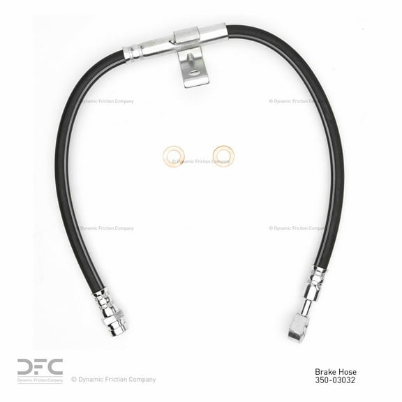 Rear Right Dynamic Friction Company Brake Line Hose 350-03032 For 1994-1998 Hyundai Sonata