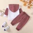 thumbnail image 4 of Gerichy Toddler Baby Boy Clothes Fall Winter Outfit, Toddler Boys Girls Long Sleeve Patchwork Colour Hoodie T Shirt Tops Pants Outfits, 4 of 7