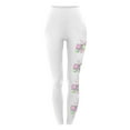 thumbnail image 4 of EQWLJWE 2024 Easter Bunny Print Workout Leggings for Women Girls Yoga Pants Slim High Waist Plus Size Compression Tights Pants(White,S), 4 of 4