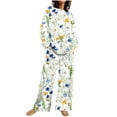 thumbnail image 2 of Matching Sets For Women Summer Fashion Printed Long Sleeved And Pants Set Casual Two-Piece Set Up to 65% off, 2 of 5