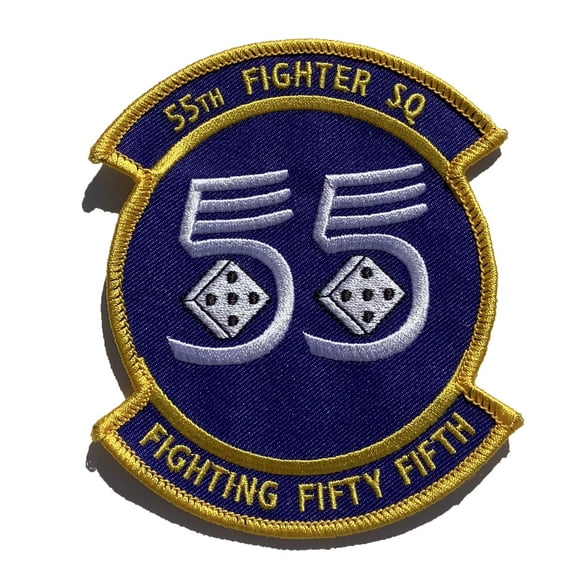 55th Fighter Squadron Fighting Fifty Fifth Patch – Sew On