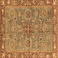 thumbnail image 1 of Ahgly Company Indoor Square Oriental Brown Traditional Area Rugs, 4' Square, 1 of 4