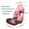 thumbnail image 3 of Yiaed Delicate Pink Carnations Print Car Seat Covers,Universal Auto Seats Protector Fits for Car,SUV Sedan,Truck,Automotive Seat Covers & Accessories, 3 of 5