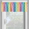 thumbnail image 4 of Ambesonne Geometric Valance & Curtain, Flower Pattern Motif, 55"x24", Multicolor, 4 of 6