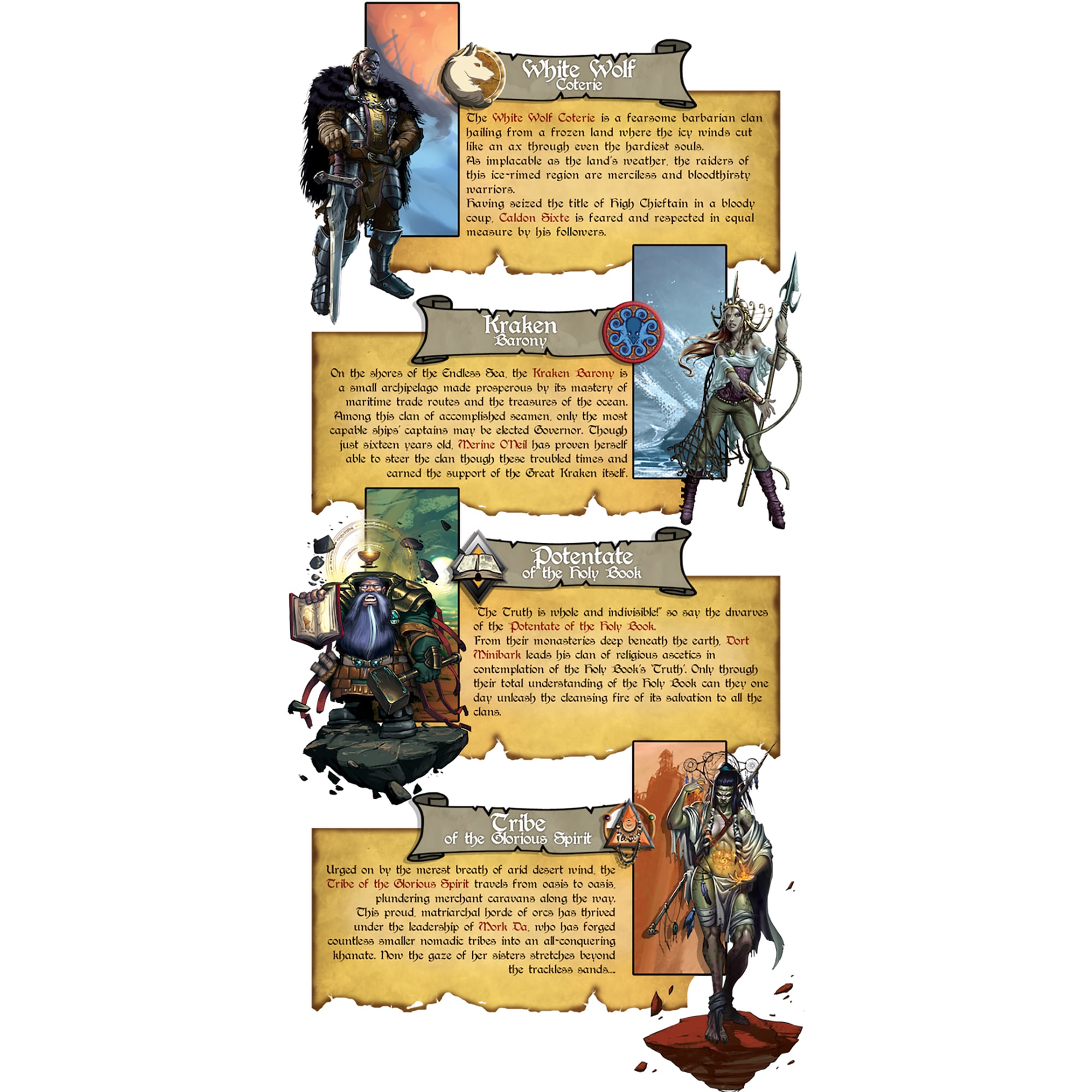Versus Series: Fortresses And Clans - Competitive Card Game, White Wolf Coterie, The Red Joker, Ages 14+, 2 Players, 30 Min