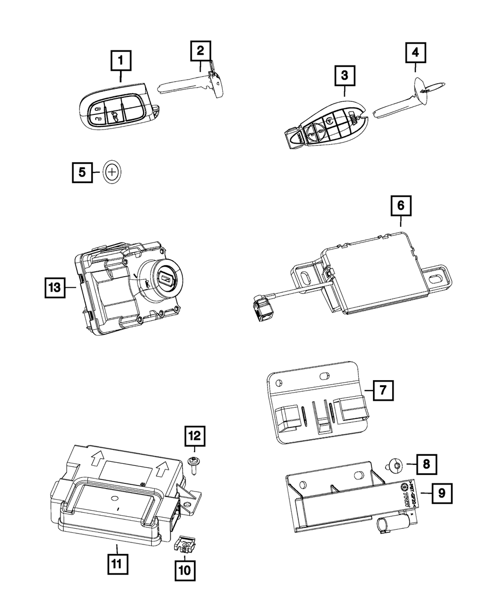 MODULE IGNITION SWITCH ELECTRICAL BODY MODULES ***PART NUMBER ...